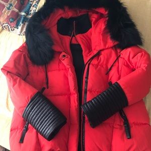 SOLD!! Rudsak Chapais Down Puffer With Fur Trim